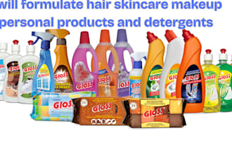formulate hair skincare makeup personal products and detergents