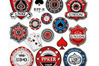 make modern poker chips, slot, card and poker logo or any graphics design