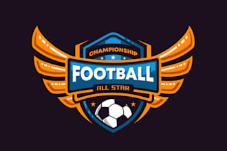 make dynamic sports logo for team, club and business
