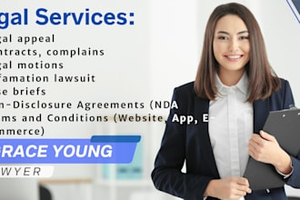 write legal contracts, agreements, nda, terms and conditions, privacy policy