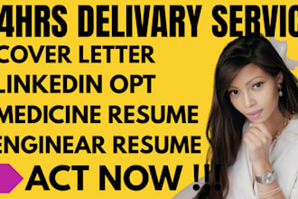 write and design your resume and cover letter and optimize your linkedin profile
