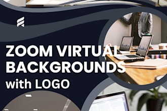 create custom zoom virtual meeting and office backgrounds