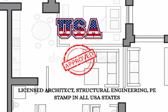 licensed architect, structural engineering, pe stamp in ohio, idaho, kansas