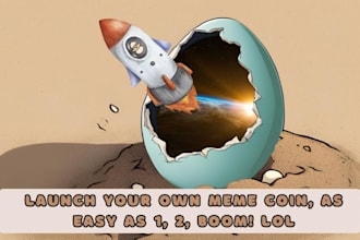 make a meme coin telegram group, channel and twitter page promotion