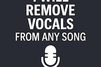 remove vocals from any song
