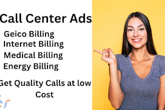 setup and manage call ads for call center