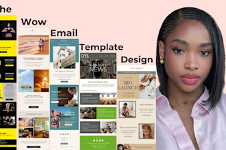 editable canva figma klaviyo brevo mailchimp email newsletter template in 24 hrs