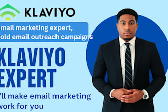 design and manage high converting klaviyo and cold email marketing campaigns