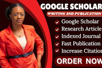increase google scholar citations, write and publish research article submission
