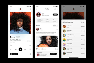 create a professional live stream music app