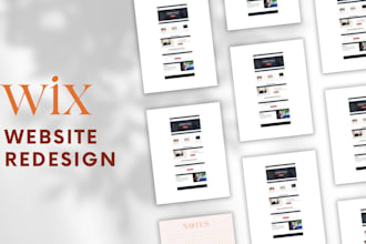 creat wix website, wix website redesign a stunning wix online store on wix