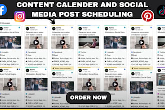 create and schedule social media content on facebook ig tiktok and schedule post