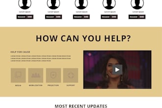 design a non profit website ngo, 501c3, charity, donation fundraising website
