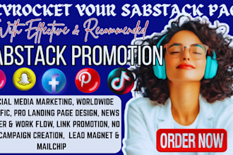 do organic sabstack promotion, substack page link promotion to active followers