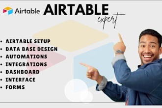setup airtable database, build airtable automation, and be your airtable expert
