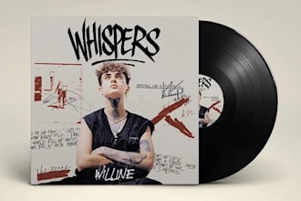 design a unique album cover or single, mixtape cover art for your music