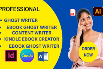 ghostwrite 30k words e book ghost book writer ebook writer kindle ebook creator