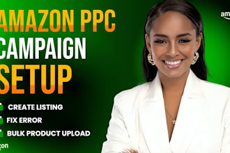 setup and optimize your amazon PPC campaigns, amazon fba ppc ads campaign