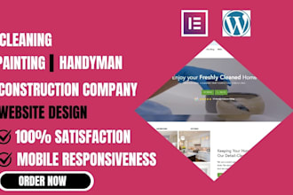 build a cleaning, handyman, or painting service website