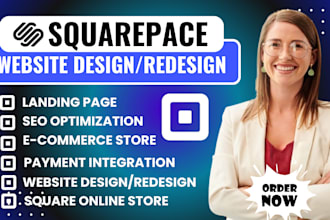do squarespace website design or squarespace landing page square online store