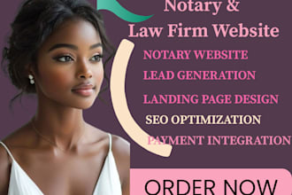 create a responsive notary website, notary consulting website
