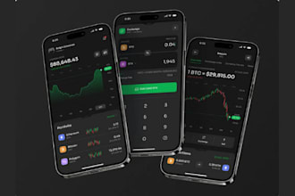 develop crypto wallet app fintech app neobank app fintech website