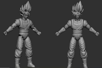 design 3d collectibles,action figures,anime 3d toys for 3d print,articulated bjd