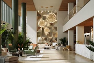 sketchup 3d model,facades structure,fountains,furniture fixture,3d layout,skp
