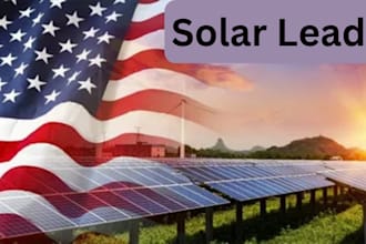 provide fresh USA homeowner solar leads using google maps
