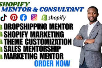 be shopify ecommerce mentor shopify consultant to boost sales traffic