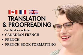 translate english to canadian french book canadian french book formatting
