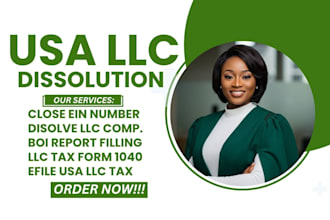 do dissolve llc or c corp, close ein, amend llc, llc dissolution, boi report
