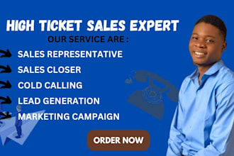 be your commission base sales closer and representative lead generation