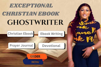 ghostwrite your christian ebook self help memoir book sermon and journal prayer