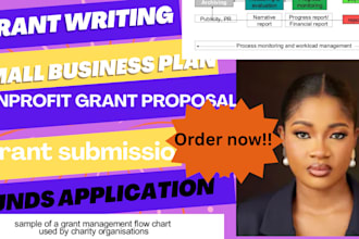 write grant proposal business plan and submit rfp applications