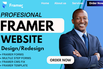 design framer website, framer forms, figma to framer, framer redesign, fix cms