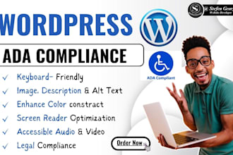 do wordpress accessibility audits and ehancements, wcag, ada compliance