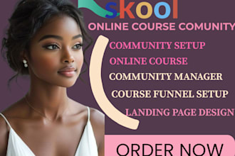 build and setup skool community