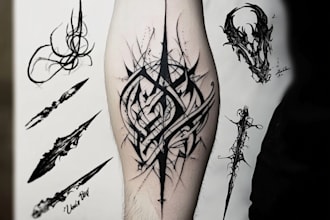 not design an average calligraphy tattoo