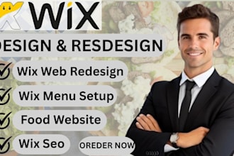 design a responsive catering or food website with ordering