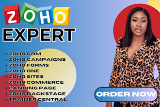 set up zoho crm, hubspot crm, lofty, follow up boss, real estate website, zoho