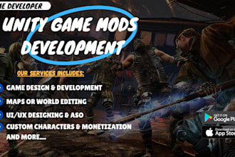 create custom unity game mods and characters in unreal engine