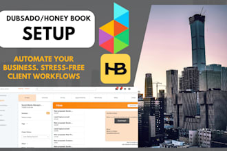 set up honeybook or dubsado crm automations and workflows
