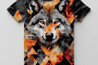 create a custom clothing cartoon and graphic tshirt design