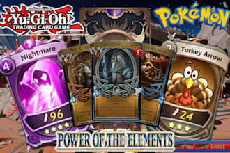create a custom tcg pokemon card, unique oracle, tarot card, game card