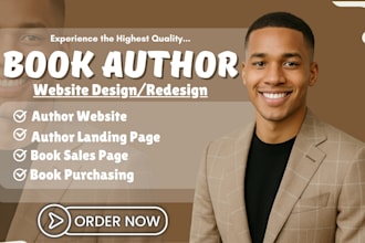 design author website, ebook website, book author website, ebook landing page
