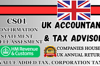 file cs01, ct600 and confirmation statement with UK accountant precision