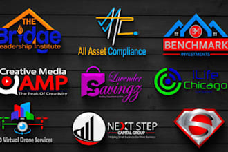 design a modern minimalist business logo wit full copyright
