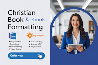 format your christian book for print or ebook with professional precision