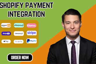 integrate payment gateway, square, klarna, afterpay, stripe, googlepay, applepay